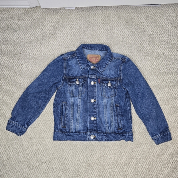 Levi's Classic Blue Jean Jacket for Kids Size 7 - Picture 1 of 3